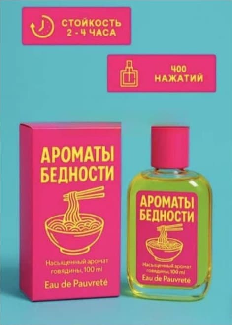 Туалетная вода "Ароматы бедности"